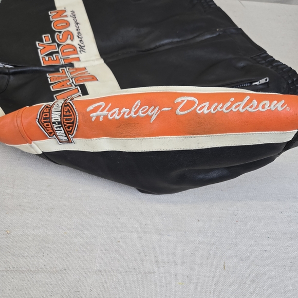 Vintage 90s Kids Harley Davidson Faux Leather Jacket Size 4t - Picture 6 of 11